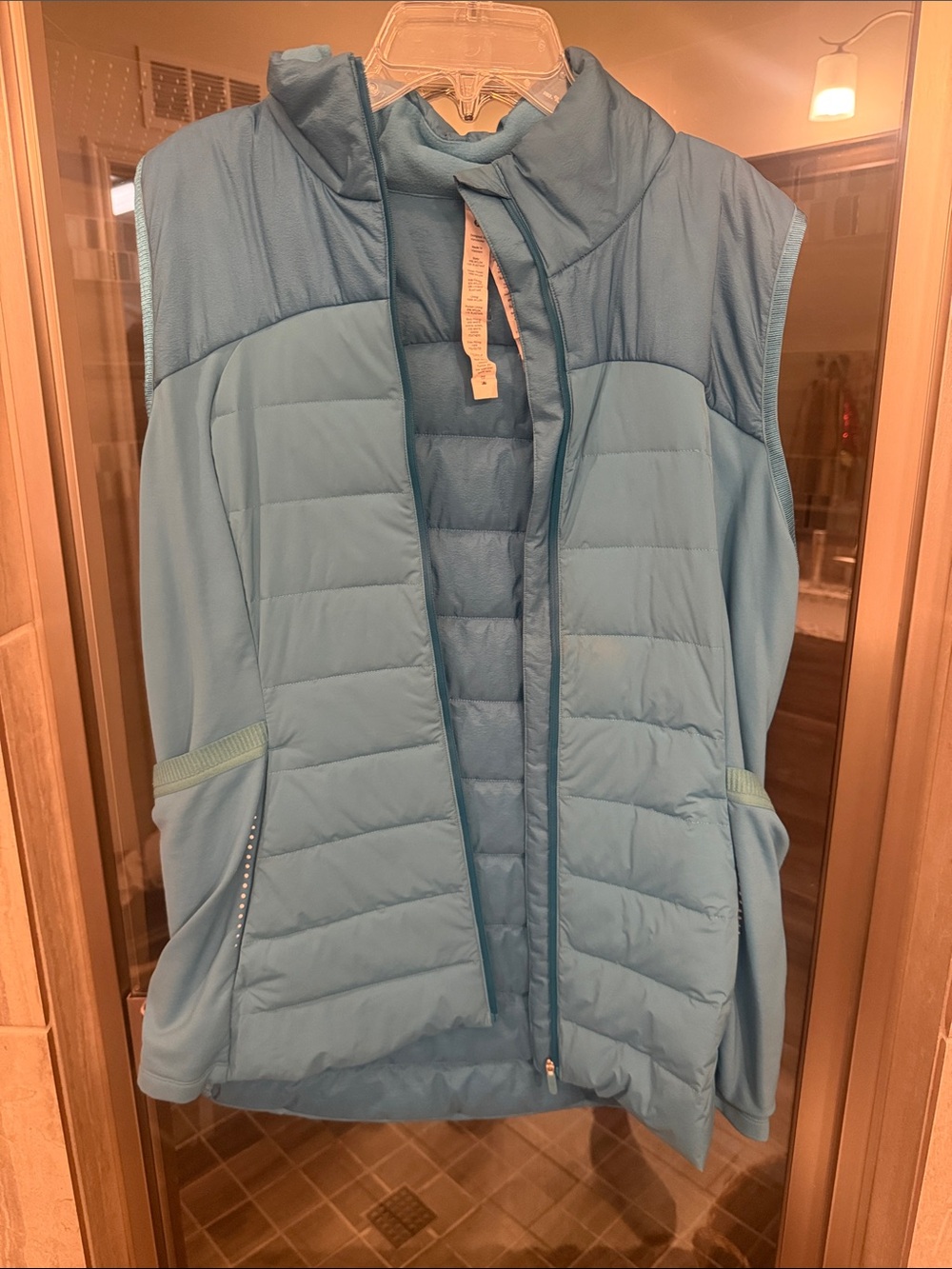 Lulu lemon Light Blue Quilted Women's Vest Jacket
